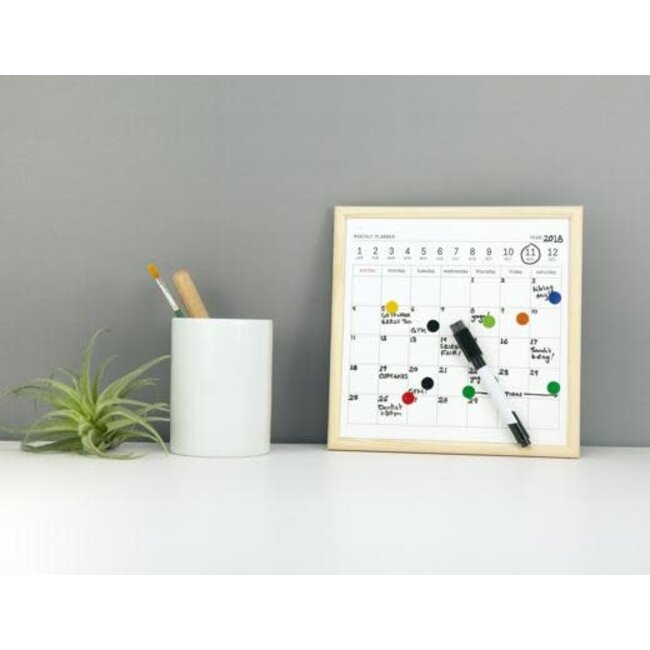 Kikkerland Mini uitwisbare maand /jaar kalender