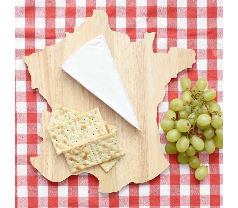Kaasplank in de vorm van Frankrijk