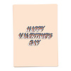 Kaart Blanche Wenskaart Happy Valentine's Gay