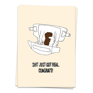Shit just got real. Congrats!