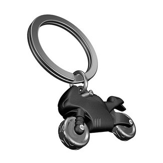 Sleutelhanger motor zwart matt finish