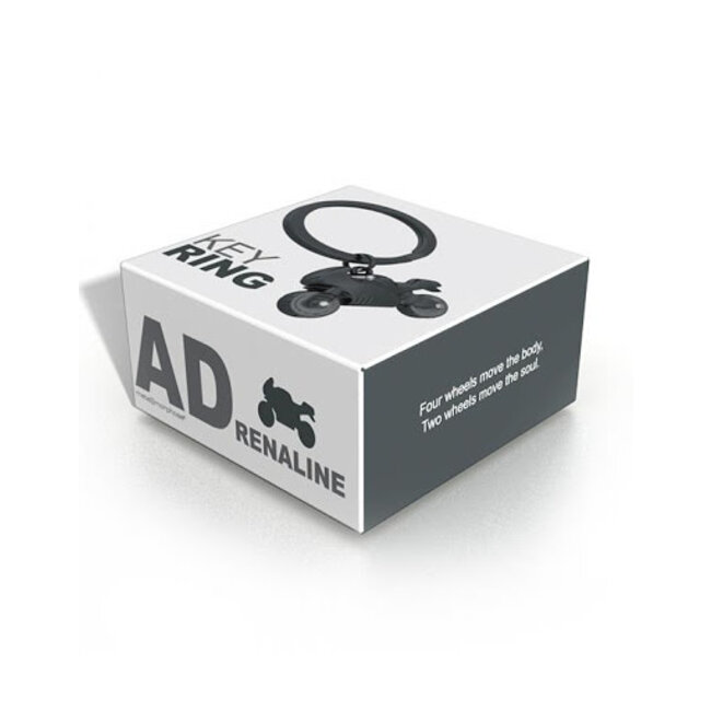 Sleutelhanger motor zwart matt finish