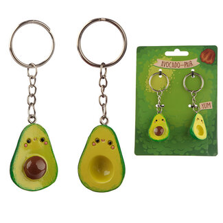 Avocado sleutelhangers set