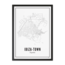 Wijck Ibiza stad - Poster A4