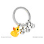 Sleutelhanger Eend met jonge eendjes