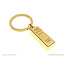 Sleutelhanger goudstaafje