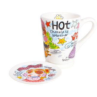 BLOND AMSTERDAM Set Mazagran Hot Chocolate-blauw