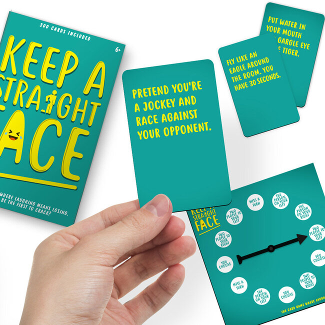 Keep a straight face | Laughing means losing game
