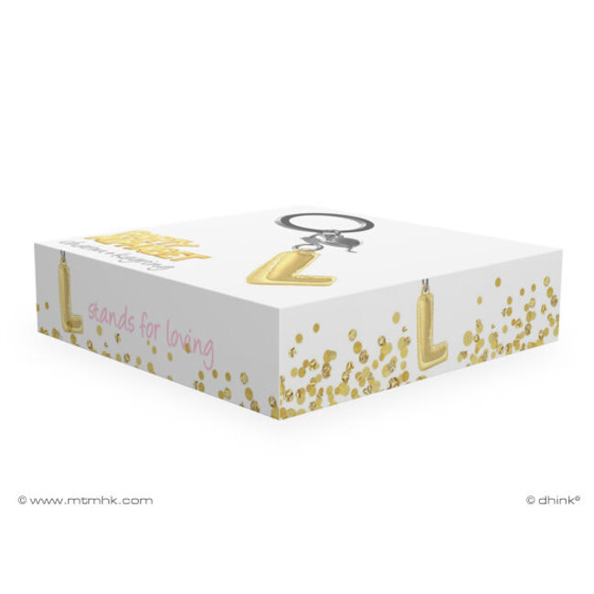 Sleutelhanger Ballonletter L