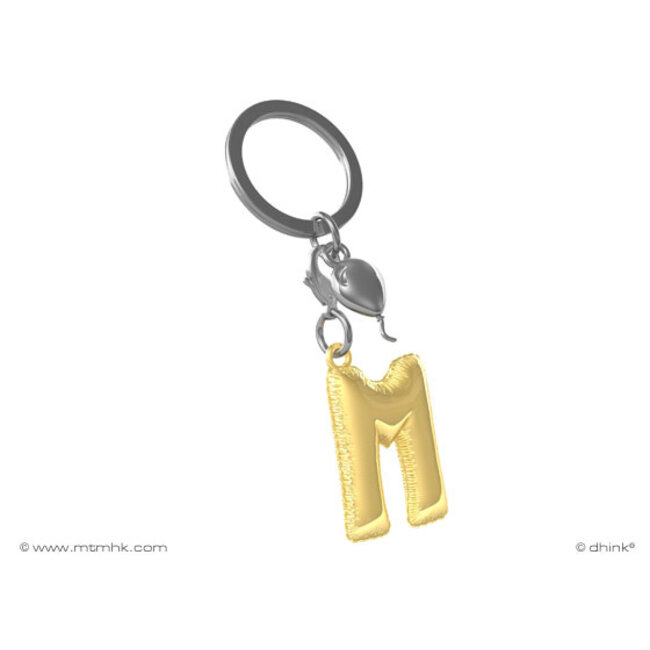 Sleutelhanger Ballonletter M