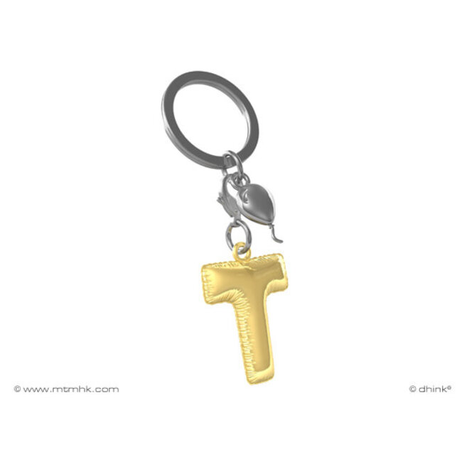 Sleutelhanger Ballonletter T