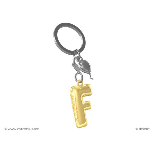 Sleutelhanger Ballonletter F