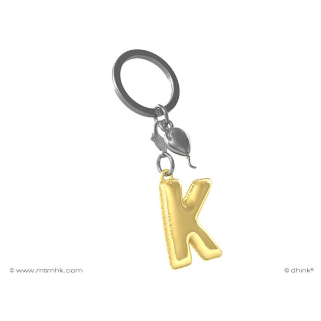 Sleutelhanger Ballonletter K