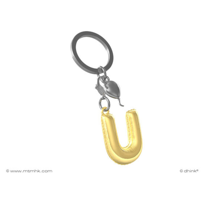 Sleutelhanger Ballonletter U