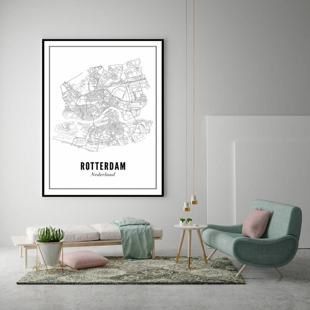 Rotterdam posters voor aan de muur
