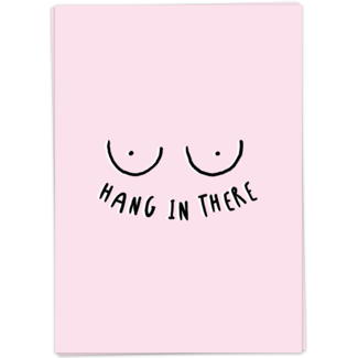 Hang in there (boobs)