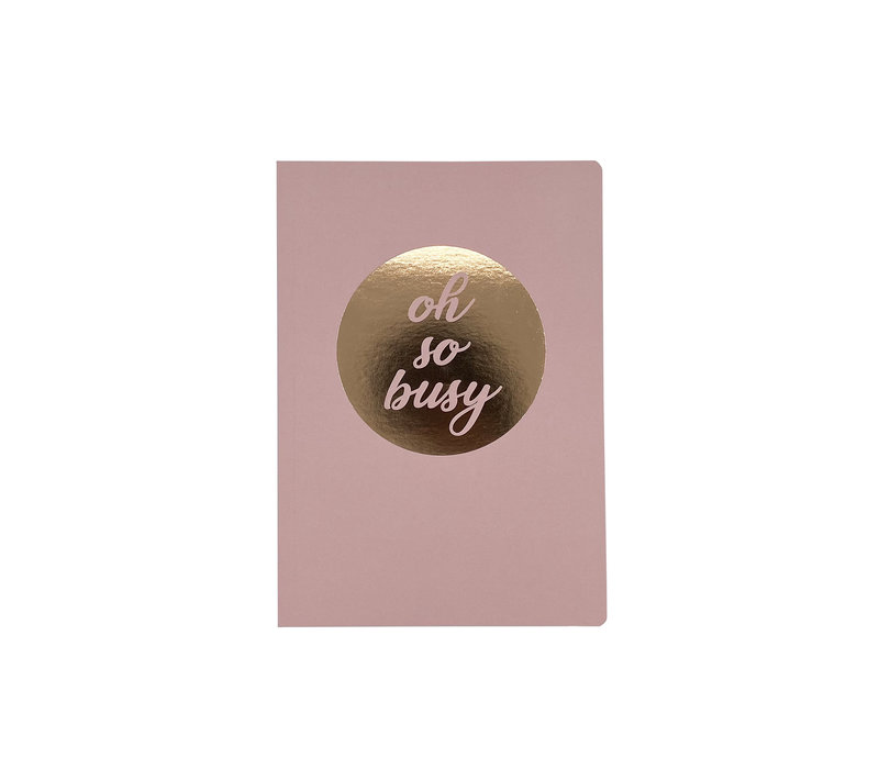 A5 Notebook -oh so busy