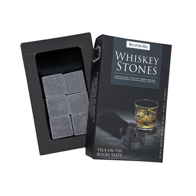 Whiskey Stones set van 6