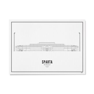 Wijck Stadion Sparta | Poster 30x40 cm