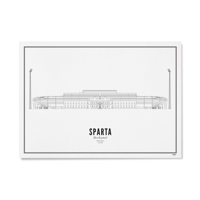 Wijck Stadion Sparta | Poster A4
