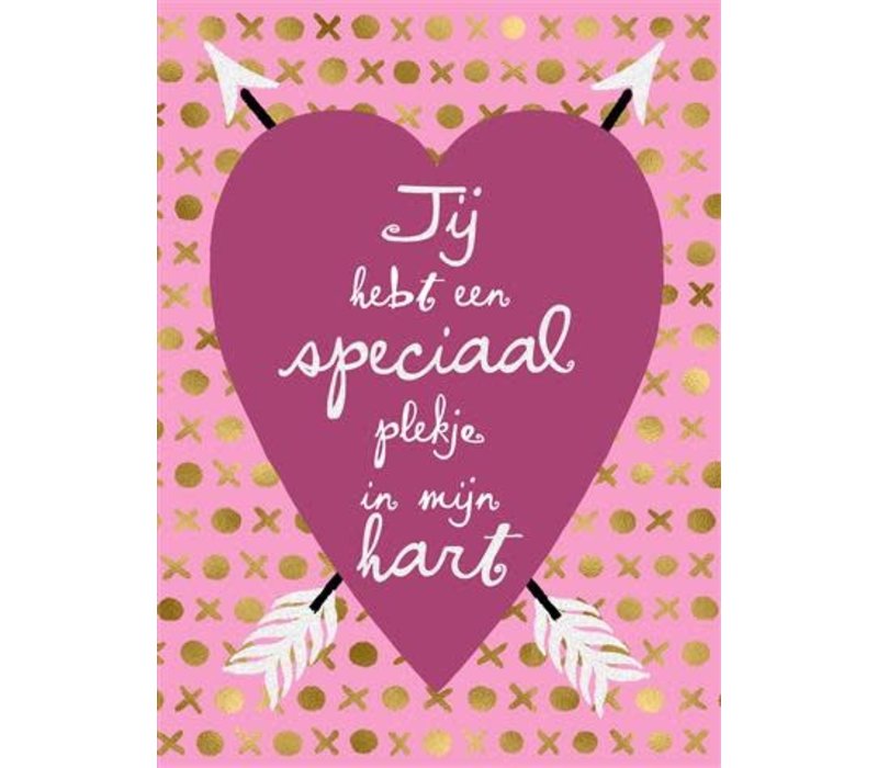 Valentijnskaart XL Speciaal plekje in mijn hart