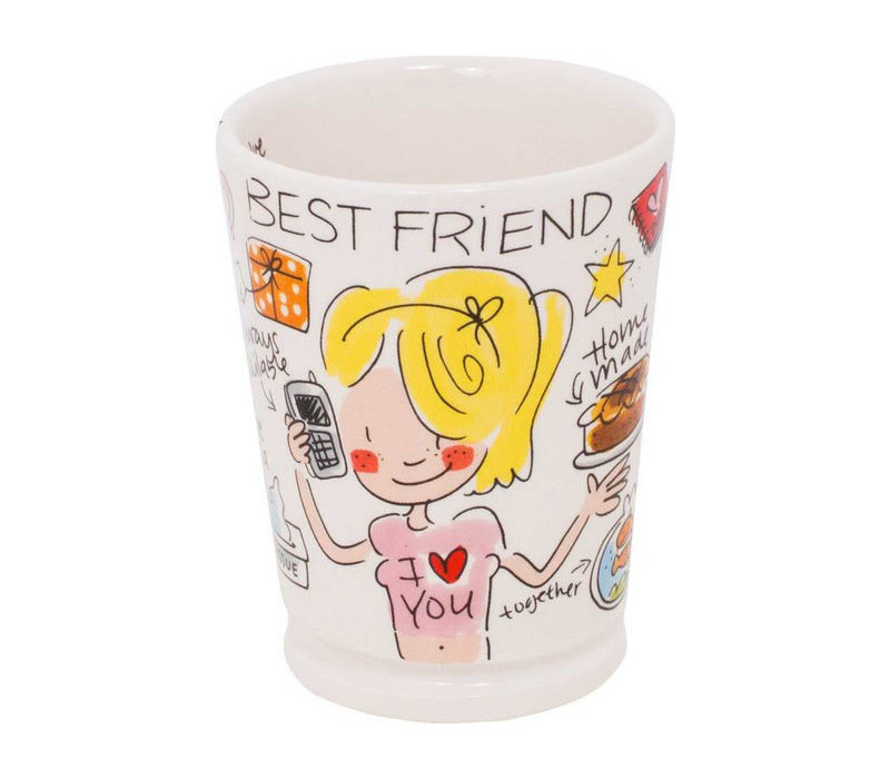 naast hoek Ewell Best Friend | Mazagran | XL Mok | Blond Amsterdam | KKEC Webshop - KKEC