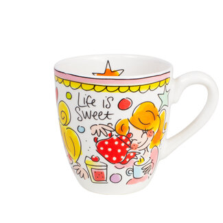 BLOND AMSTERDAM Minimug Even bijkletsen pink (laatste exemplaar)