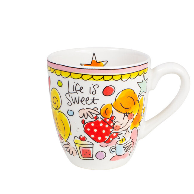 BLOND AMSTERDAM Minimug Even bijkletsen pink