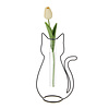 Balvi Vase cat silhouette | Vaasje