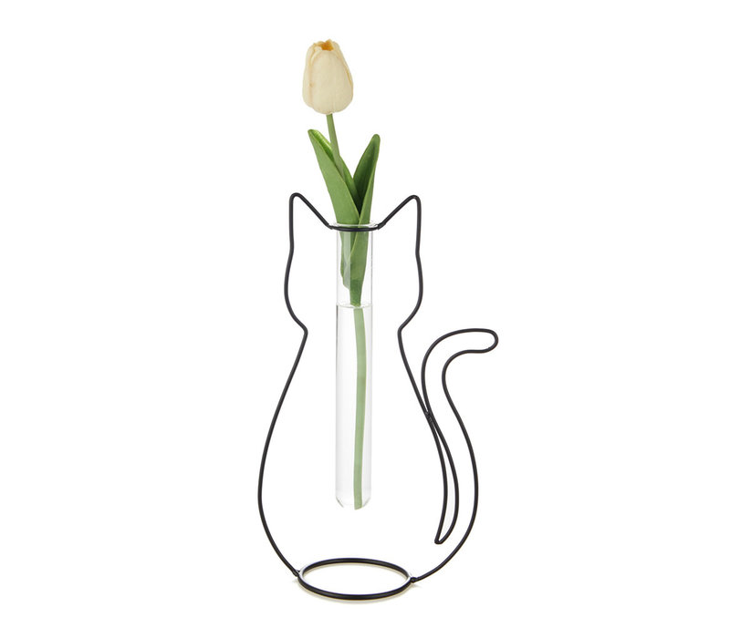 Vase cat silhouette | Vaasje