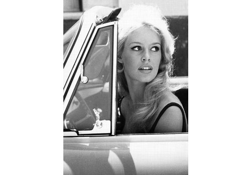 Poster Brigitte Bardot Car A3