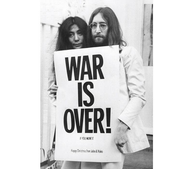 Poster John Lennon War is Over A3