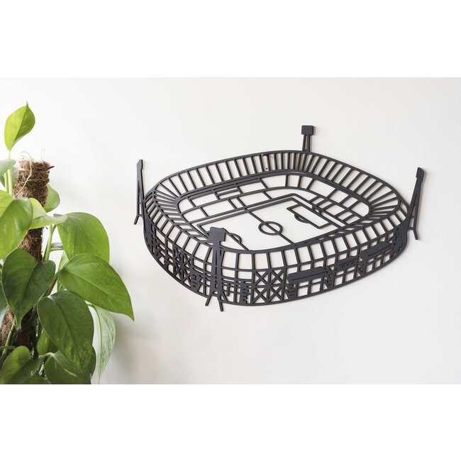 Cityshapes de Kuip Rotterdam 70cm zwart