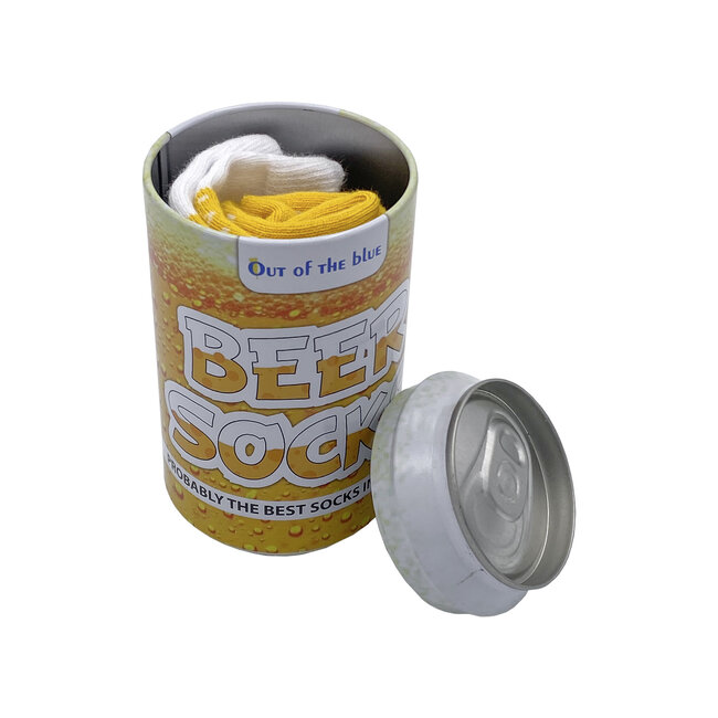 Bier sokken in blik | Maat 41-45