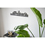 Cityshapes Detail skyline Rotterdam - zwart MDF 90cm