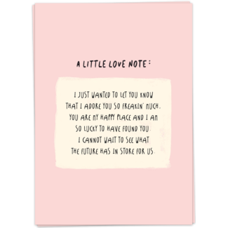 A little love note