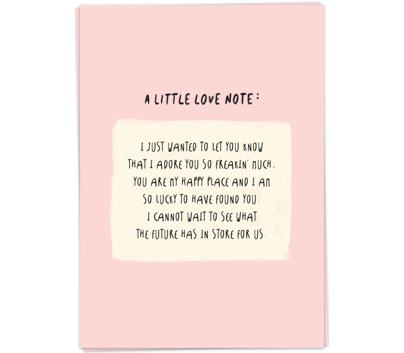 A little love note