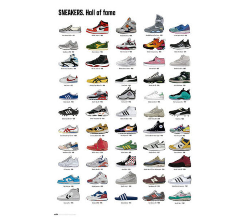 Poster Sneakers Hall of Fame