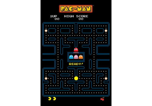 Pac-Man Maze | Retro Poster