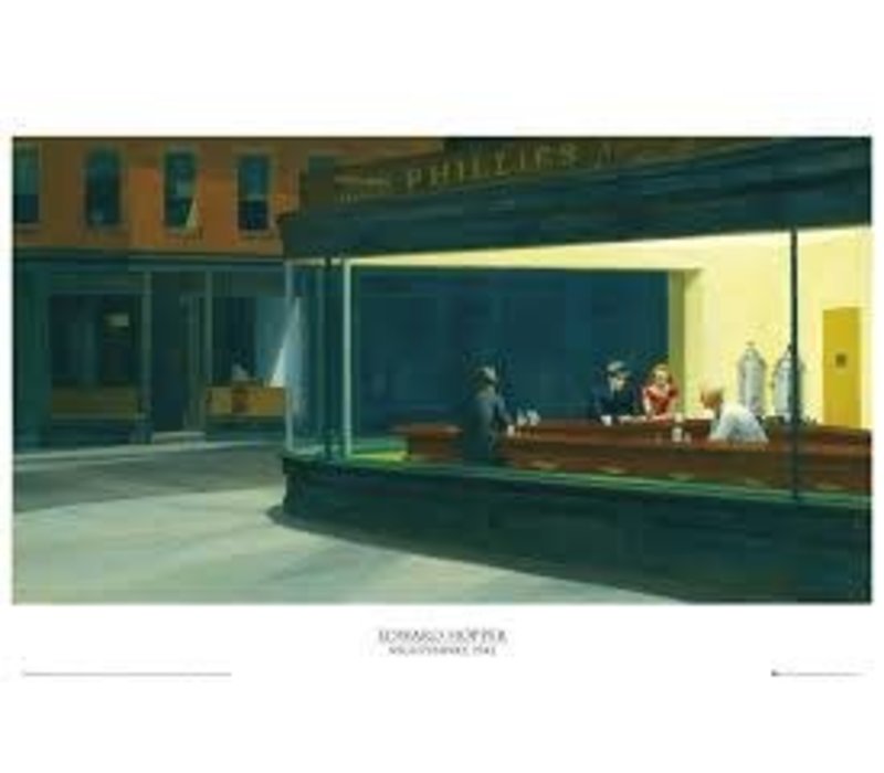 Edward Hopper - Nighthawks (poster)