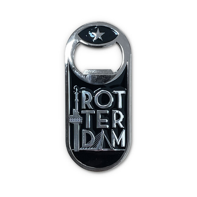 Bier Opener Rotterdam - Zwart