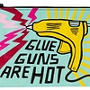 Blue Q Zipper Pouch Glue Guns Are Hot Toilettas