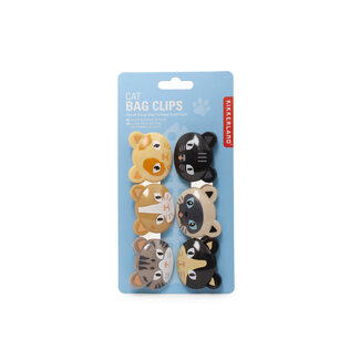 Kikkerland Cat bag clips