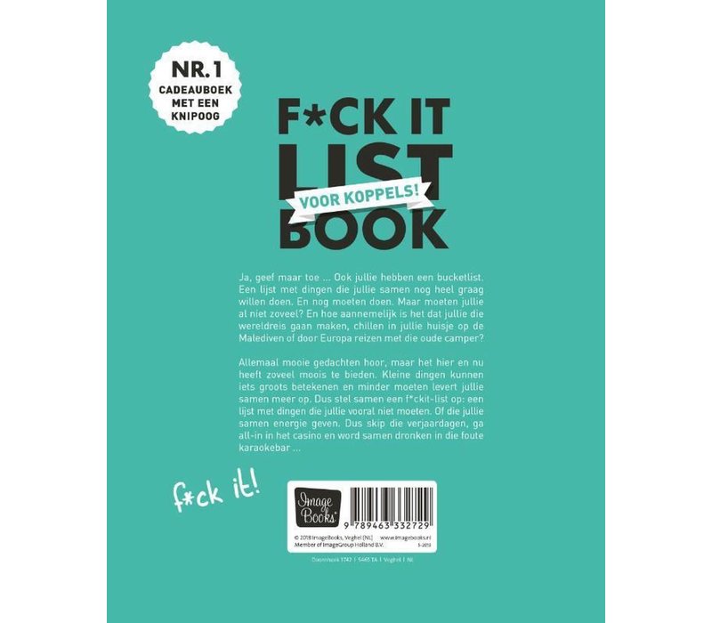 F*ck it list book voor koppels