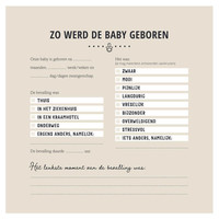 Babyboek mijn eerste jaar