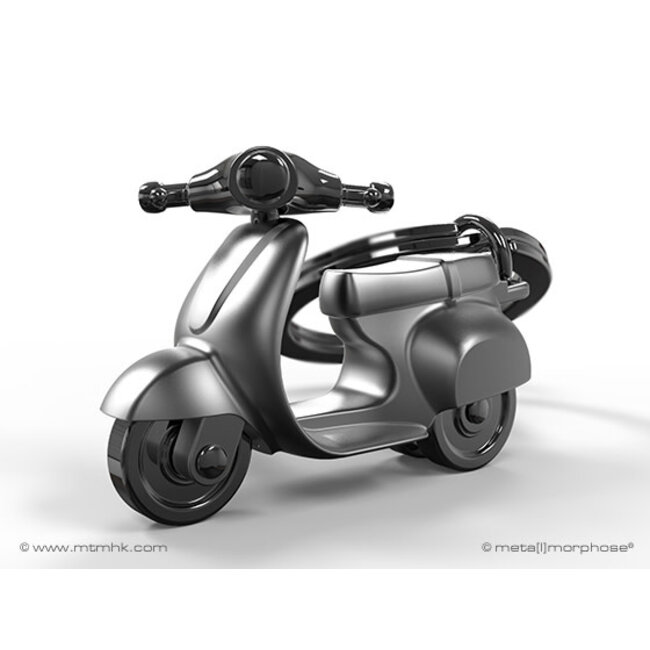 Sleutelhanger scooter grijs