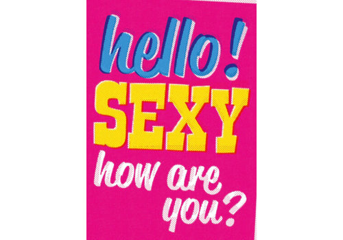 Ansichtkaart Hello sexy
