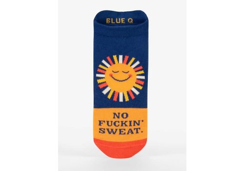 Blue Q Sneaker Socks - No Fuckin' Sweat S/M