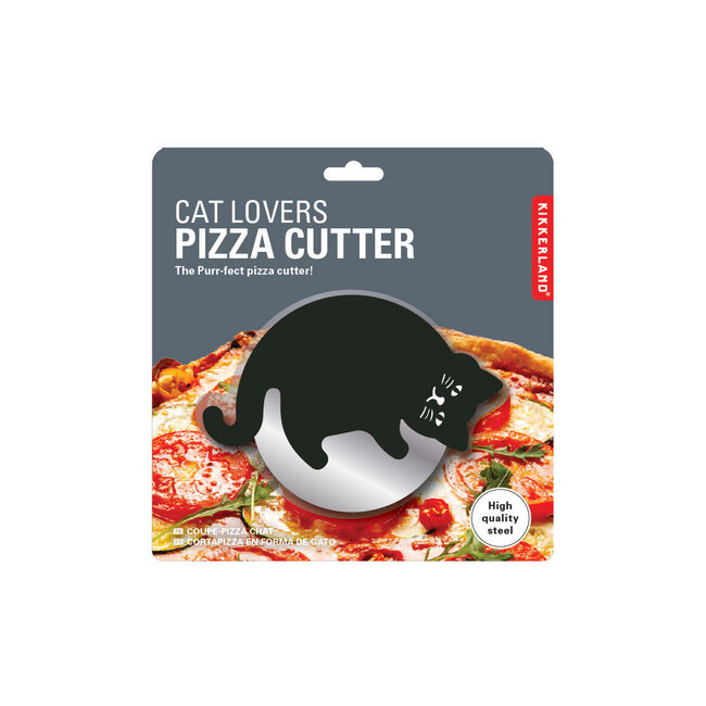 Kikkerland Cat lovers Pizza mes