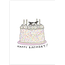 Eatmielies Cat stealing cake - Happy Birthday